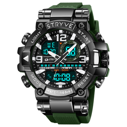Montre Homme Digital et Aiguille – Fusion de la Technologie et du Classique
