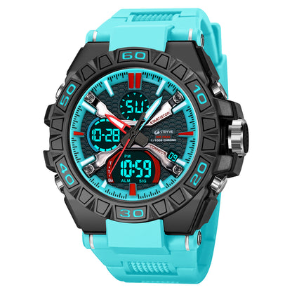 Montre Homme Digital et Aiguille – Fusion de la Technologie et du Classique