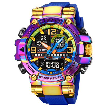 Montre Homme Digital et Aiguille – Fusion de la Technologie et du Classique