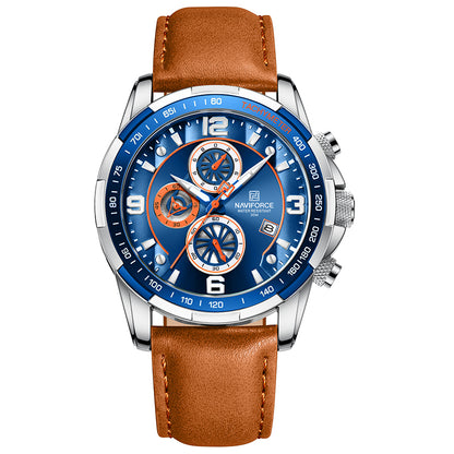 Montre avec Affichage Phosphorescent – Élégance Nocturne