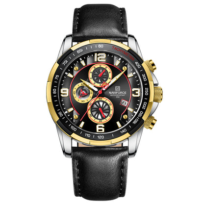 Montre avec Affichage Phosphorescent – Élégance Nocturne
