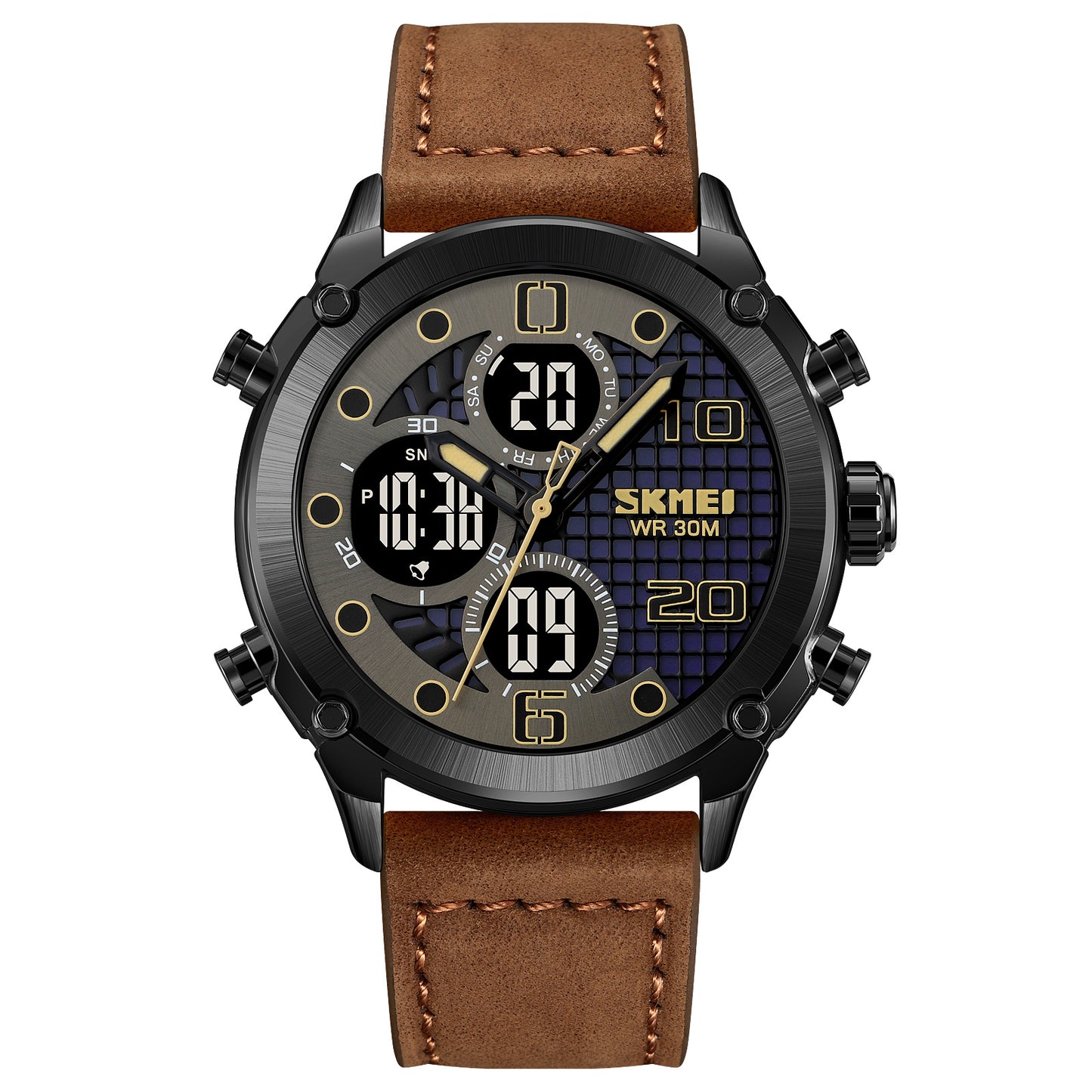 Montre multifonction homme