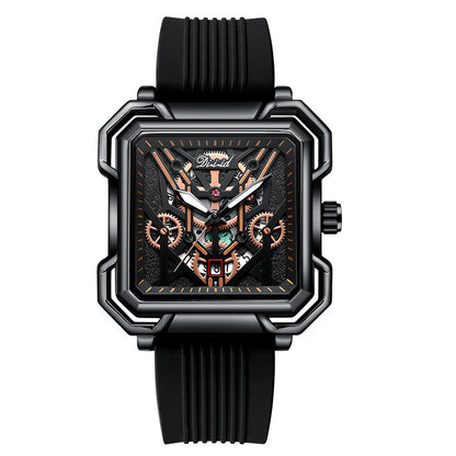 Montre Carrée Homme Blxck France – Élégance et Design Géométrique