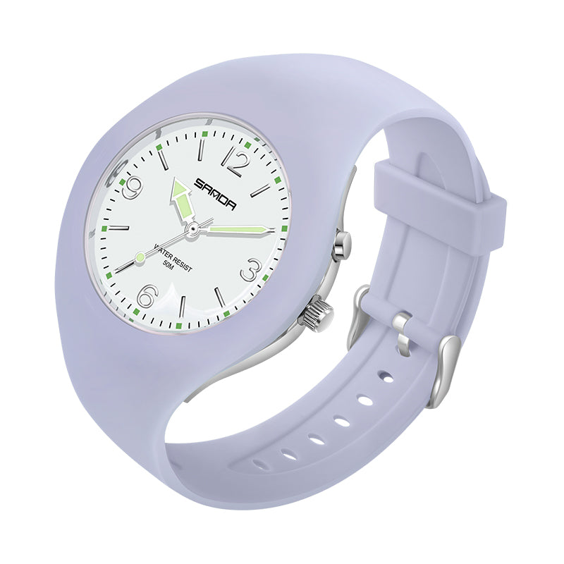 Montre silicone femme