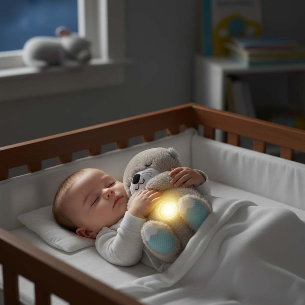 Peluche Bébé Anti-Anxiété - Respiration apaisante