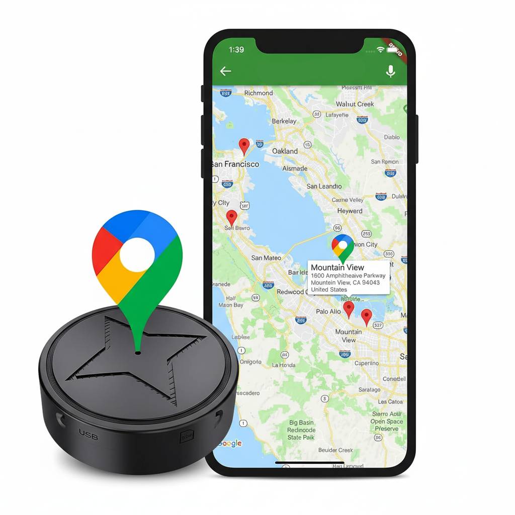 Traceur GPS Magnétique Sans Fil – Suivi en Temps Réel