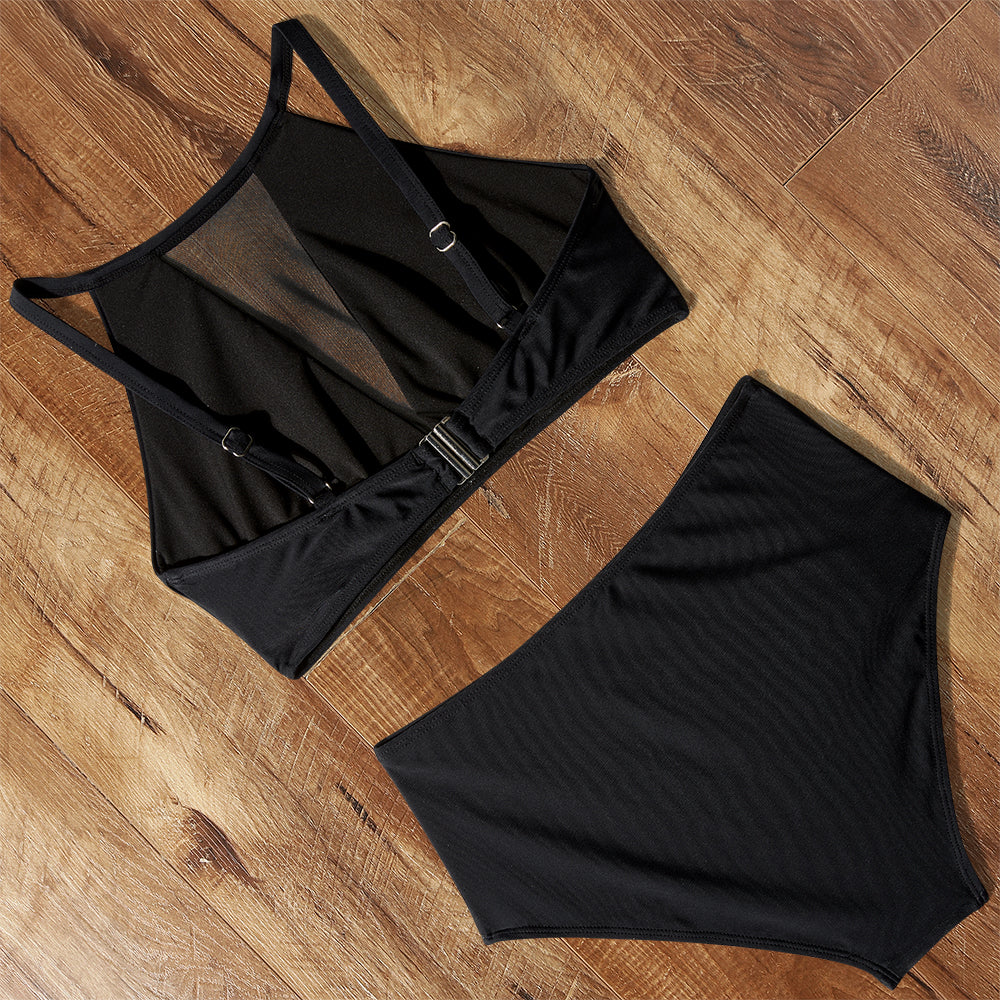Maillot de bain taille haute
