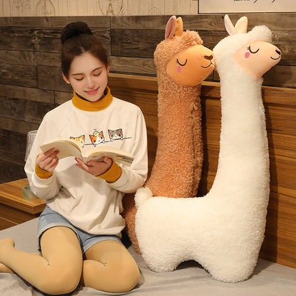 ItsmeAlpaga - oreiller ergonomique alpaga XXL - Peluche géante alpaga - Blxck France