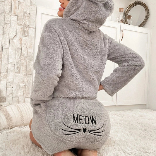 Ensemble de pyjama chat en polaire - Blxck France