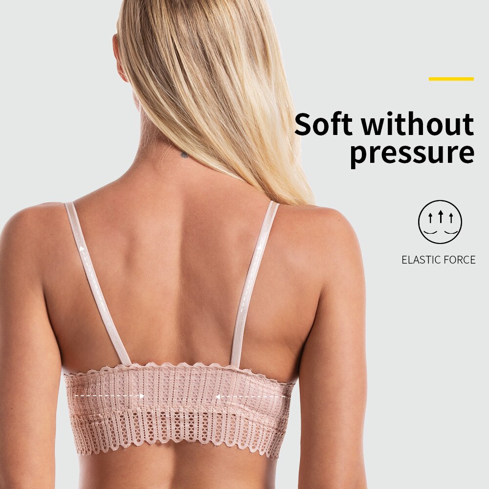 Soutien-gorge en dentelle avec fermeture à l'avant - Blxck France