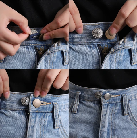 Boutons d'Extension Rétractable pour Pantalon (5PCS) - Blxck France