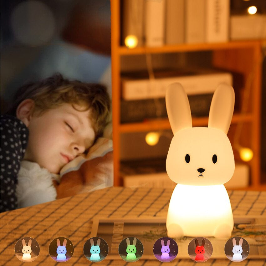 Veilleuse LED Lapin Pour Bébé - Blxck France