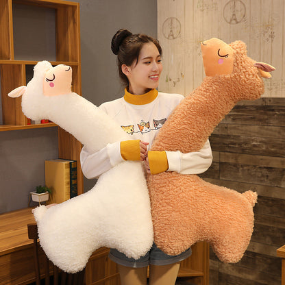 ItsmeAlpaga - oreiller ergonomique alpaga XXL - Peluche géante alpaga - Blxck France