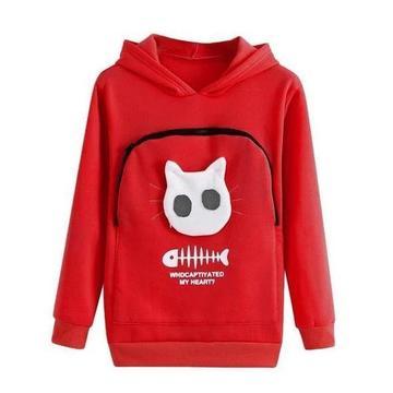 Sweat À Capuche Avec Pochette Pour Animaux - Blxck France