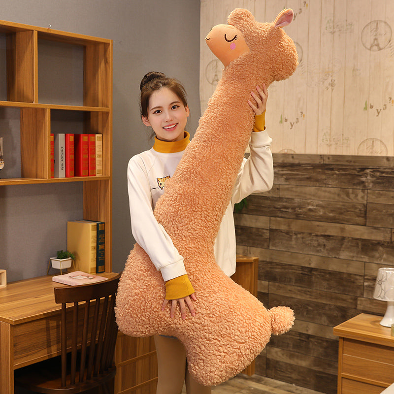 ItsmeAlpaga - oreiller ergonomique alpaga XXL - Peluche géante alpaga - Blxck France