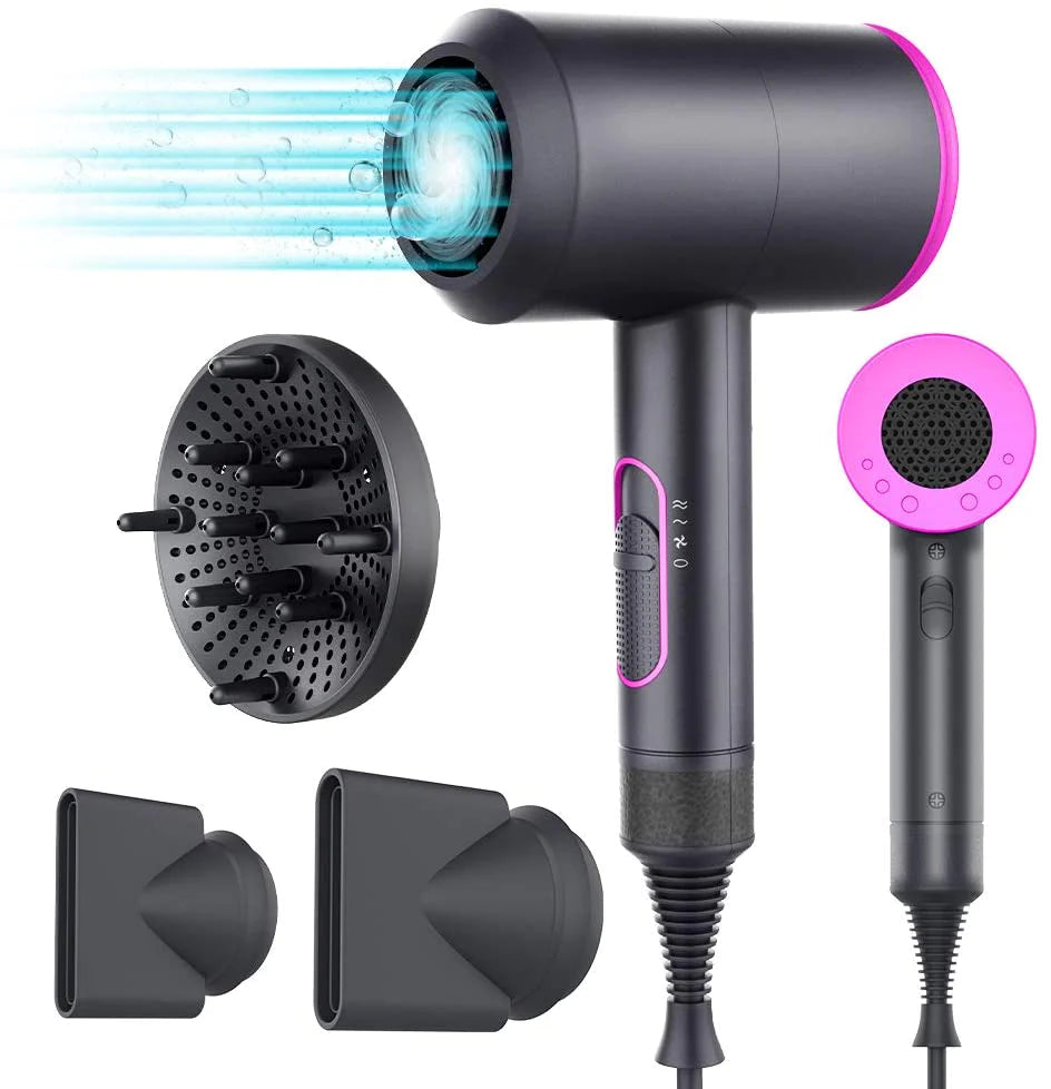 Sèche-Cheveux Professionnel Ionique Ultra-léger - Blxck France