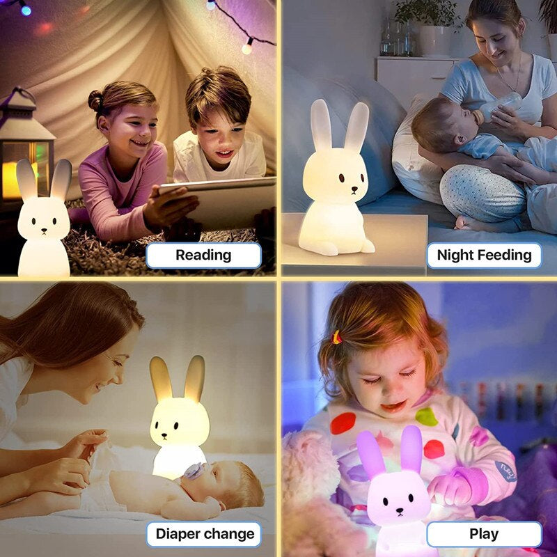Veilleuse LED Lapin Pour Bébé - Blxck France