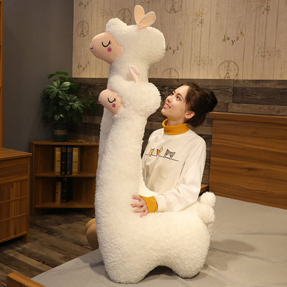 ItsmeAlpaga - oreiller ergonomique alpaga XXL - Peluche géante alpaga - Blxck France