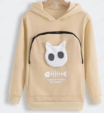 Sweat À Capuche Avec Pochette Pour Animaux - Blxck France