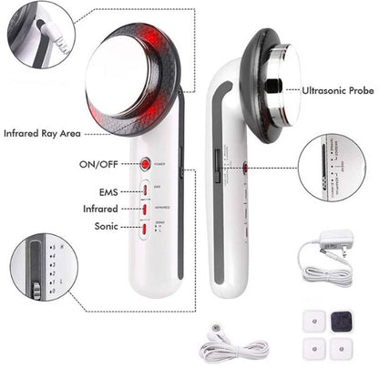 Masseur corporel 3 en 1 EMS anti-cellulite - Blxck France