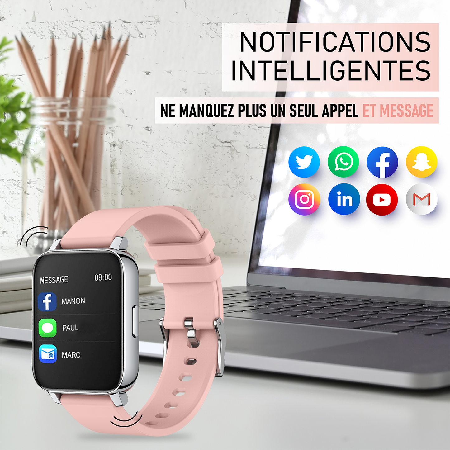 MONTRE connectée, Un tracker fitness - Blxck France