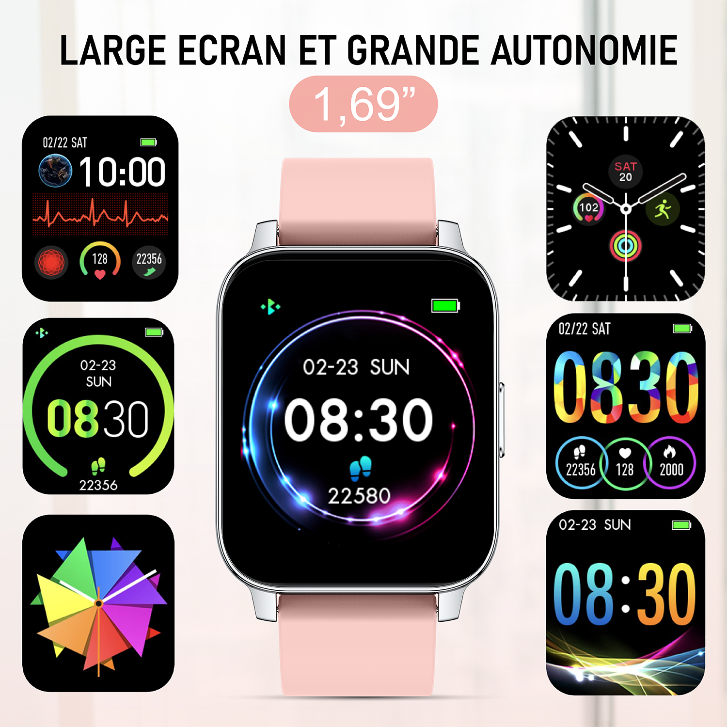 MONTRE connectée, Un tracker fitness - Blxck France