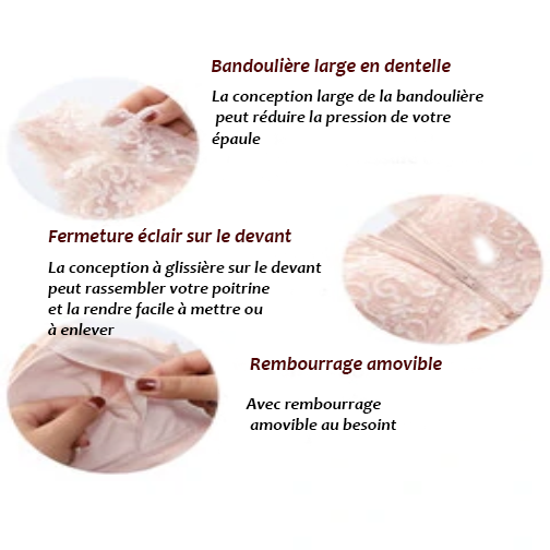 Soutien gorge zippé devant - Blxck France