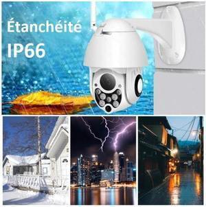 Caméra De Surveillance Wifi Sans Fil pour Exterieur et Interieur - Blxck France