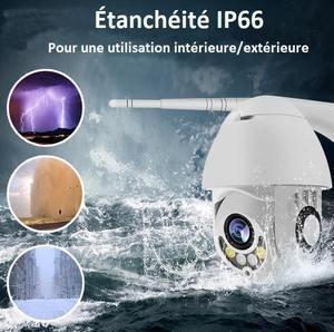 Caméra De Surveillance Wifi Sans Fil pour Exterieur et Interieur - Blxck France