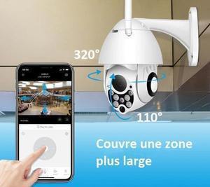Caméra De Surveillance Wifi Sans Fil pour Exterieur et Interieur - Blxck France