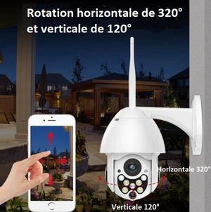 Caméra De Surveillance Wifi Sans Fil pour Exterieur et Interieur - Blxck France