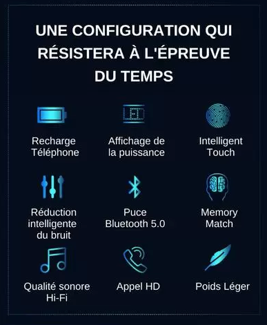 Écouteurs Bluetooth Sans Fil Waterproof - Blxck France
