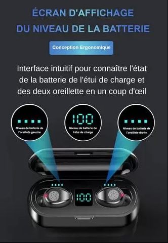 Écouteurs Bluetooth Sans Fil Waterproof - Blxck France