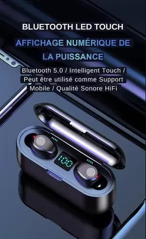 Écouteurs Bluetooth Sans Fil Waterproof - Blxck France