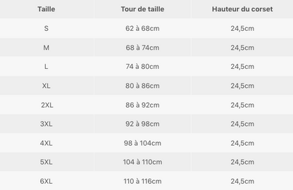 Ceinture amincissante réglable - Blxck France