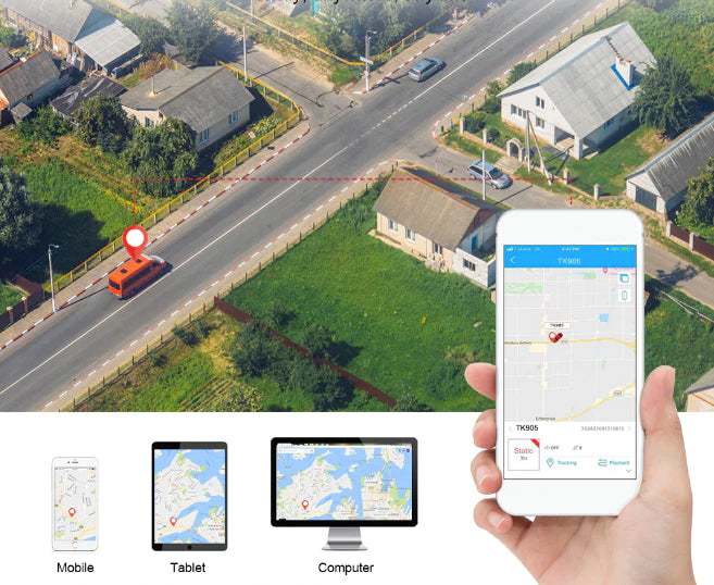 Traceur GPS aimanté pour enfant, chat, chien, voiture et moto - Blxck France