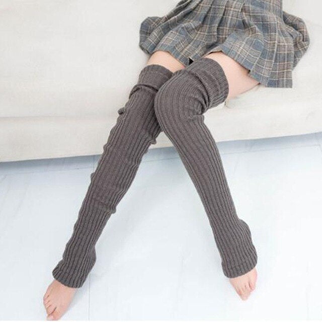 Chauffe-jambes en tricot solide - Blxck France
