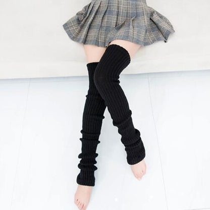 Chauffe-jambes en tricot solide - Blxck France
