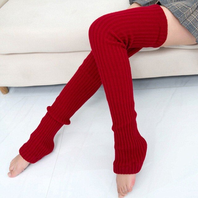 Chauffe-jambes en tricot solide - Blxck France