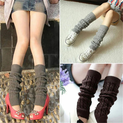 Chauffe-jambes en tricot solide - Blxck France