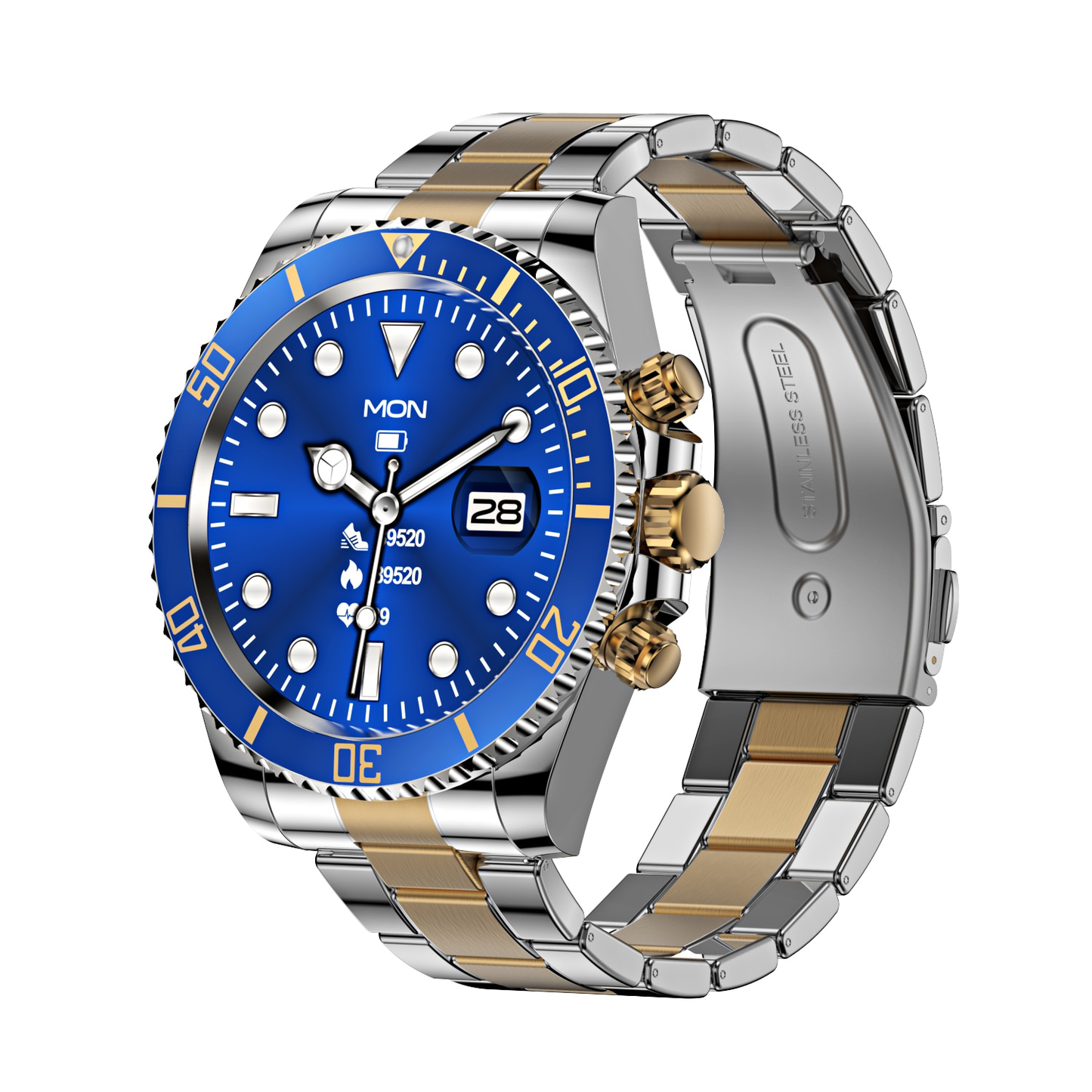 Men’s Business Sports Watch - Fitness health tracking smartwatch