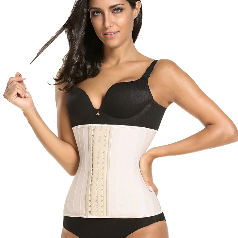 Corset femme Gaine amincissante ventre en Latex - Blxck France