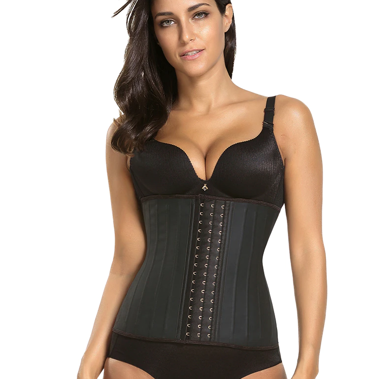Corset femme Gaine amincissante ventre en Latex - Blxck France