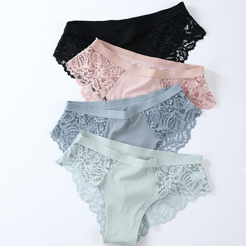 Sexy Culotte En Dentelle 3 Pcs - Blxck France