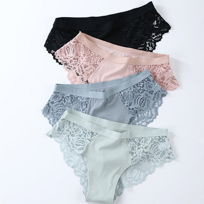 Sexy Culotte En Dentelle 3 Pcs - Blxck France