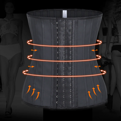 Corset femme Gaine amincissante ventre en Latex - Blxck France