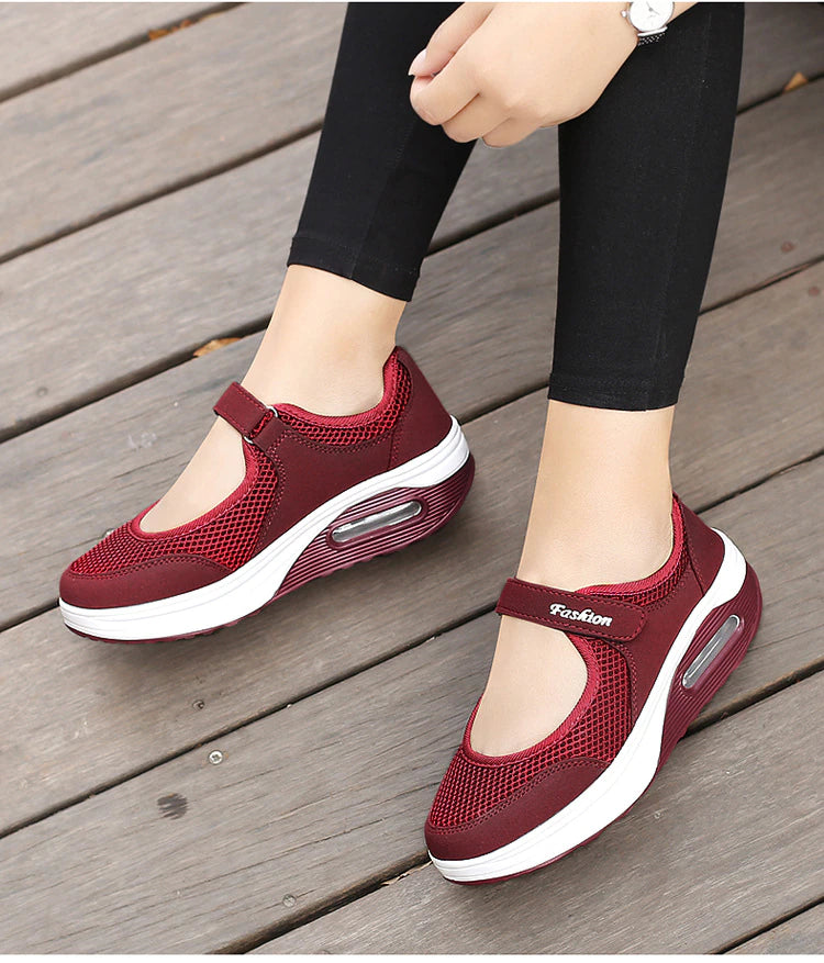 Chaussures pantoufles orthopédiques à semelle compensée. - Blxck France