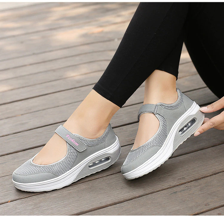 Chaussures pantoufles orthopédiques à semelle compensée. - Blxck France