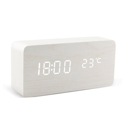 Réveil En Bois à LED - Reveil intelligent - Blxck France