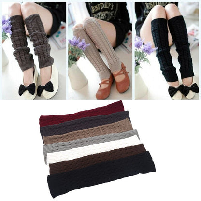 Chauffe-jambes en tricot solide - Blxck France